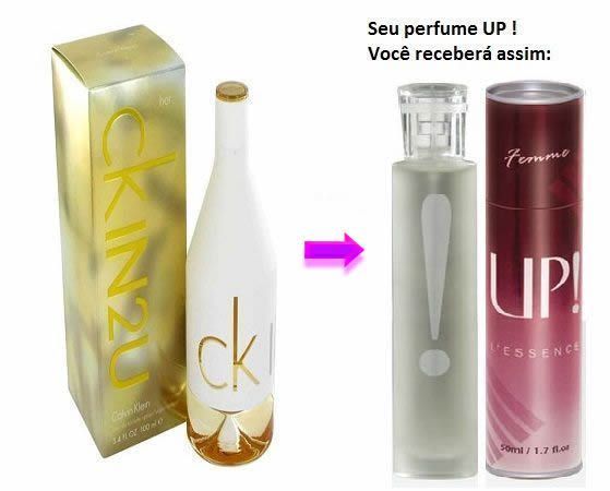 Perfume Feminino 50ml - UP! 36 - Réplica do Ck in2u Her