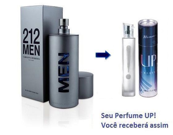 Perfume Masculino 50ml UP! 45 - Réplica 212 Men