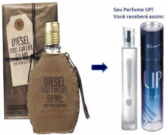 Perfume Masculino 50ml UP! 37 - Réplica Diesel Fuel For Life